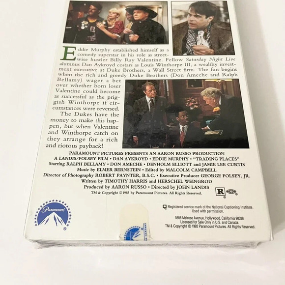 Vintage 1991 Trading Places VHS Tape Movie - Picture 14 of 16